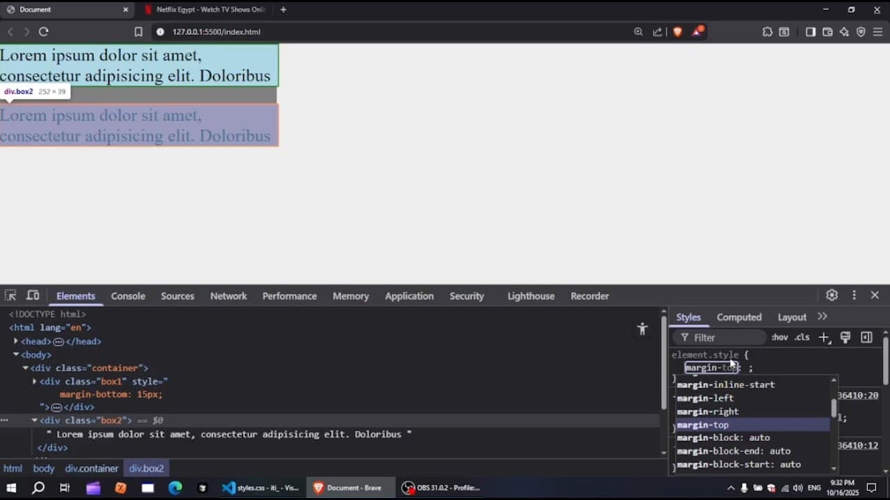 Padding vs Margin & Margin Collapse Explained